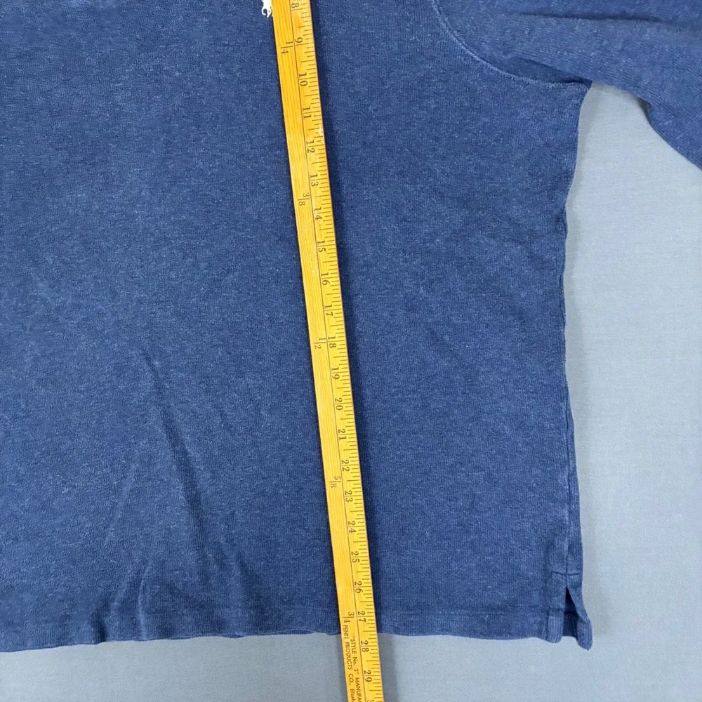 Polo Ralph Lauren Navy Blue Quarter Zip Sweater Men's Size XXL White Pony